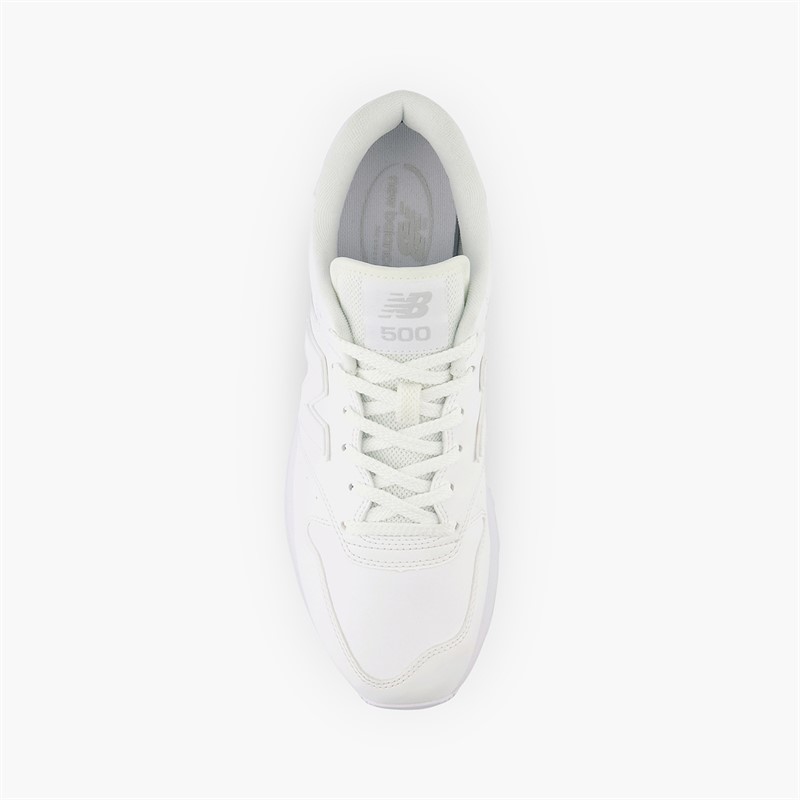 New Balance Mens 500 Trainers White