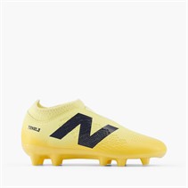 New Balance Junior Tekela Magique V4+ FG Firm Ground Football Boots Parchment/Clementine/Hot Mango