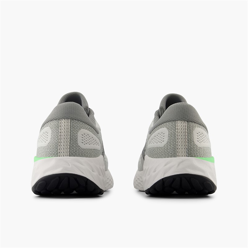 New Balance Mens Fresh Foam X Evoz V4 Neutral Running Shoes Grey/Grey Cement/Vibrant Green