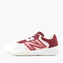 New Balance Womens 696 V6 All Court Tennis Shoes White/Monarch Burgundy