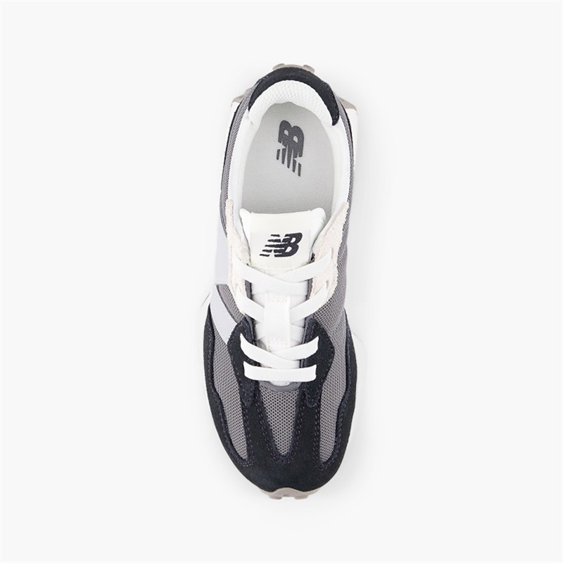 New Balance Kids 327 Bungee Lace Trainers Light Grey