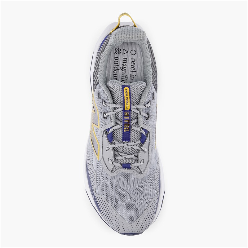 New Balance Mens Dynasoft Nitrel V6 Trail Running Shoes Raincloud/Deep Sea/Firefly