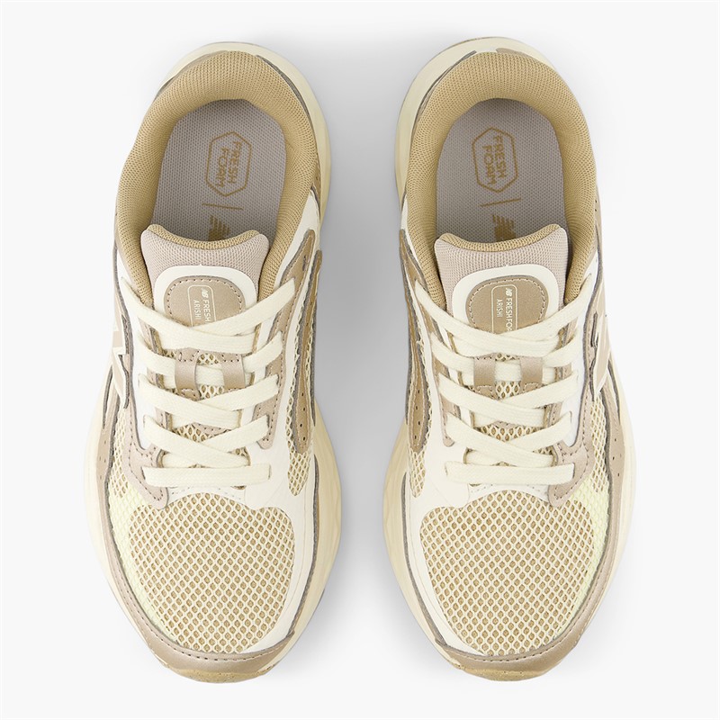 New Balance Womens Fresh Foam Arishi V4 Tiralux Neutral Running Shoes Incense/Angora/Light Gold Metallic
