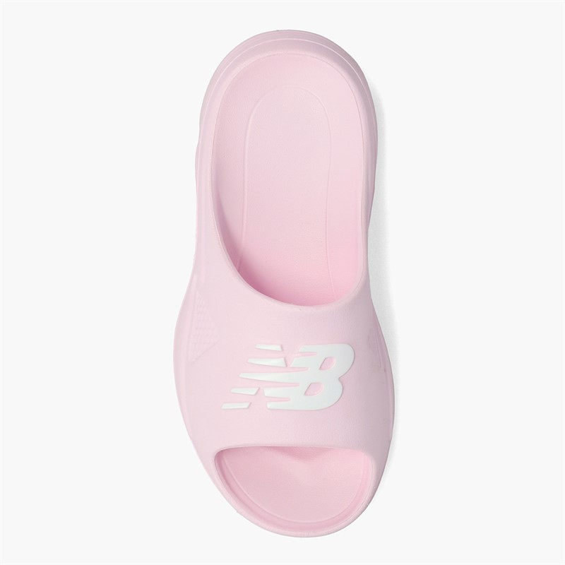 New Balance Womens Fuel Cell Sliders Rose Sugar/White