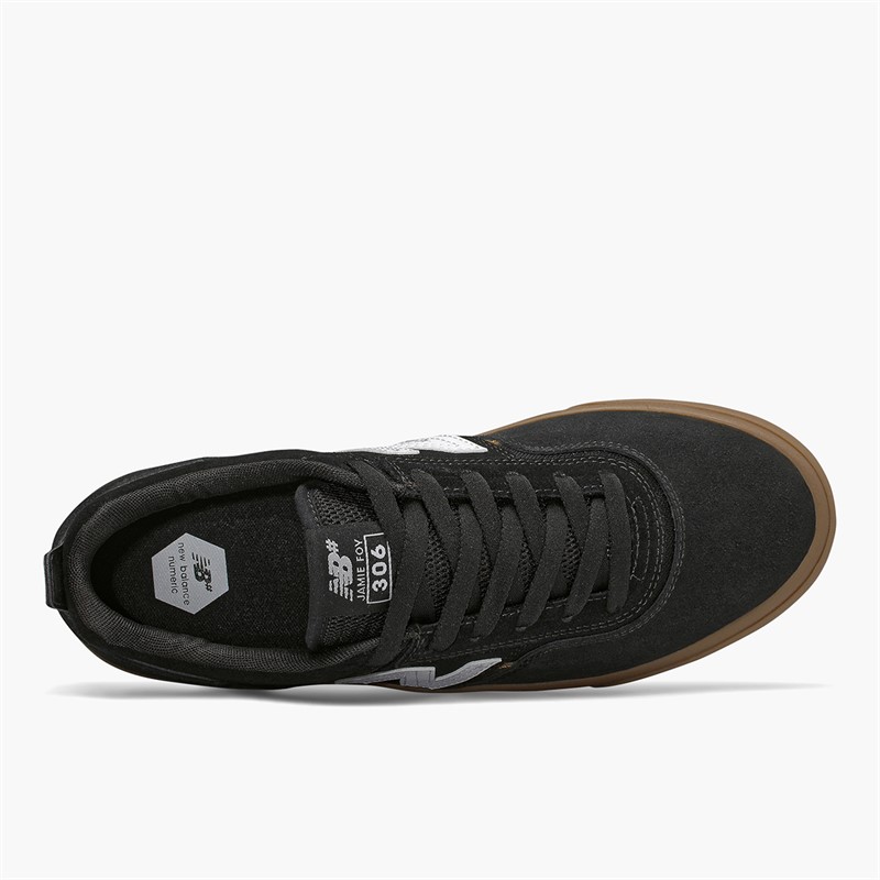 New Balance Mens Numeric Jamie Foy 306 Trainers Black/Gum