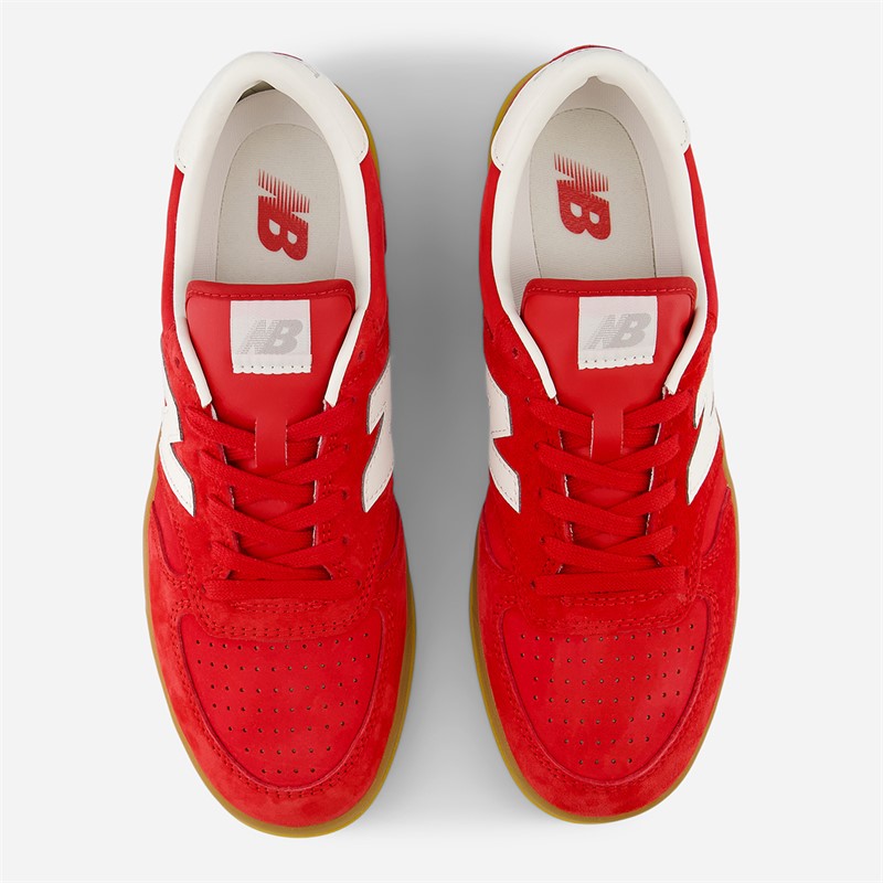 New Balance T500 Trainers Team Red/Sea Salt/Gum