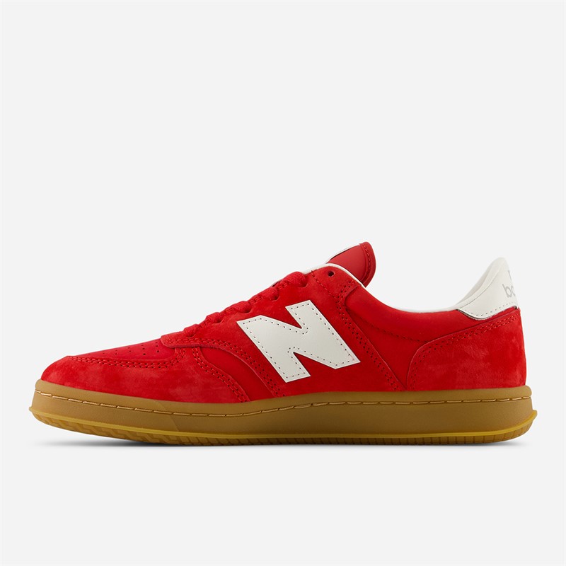 New Balance T500 Trainers Team Red/Sea Salt/Gum