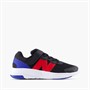 New Balance Kids 578 V1 Bungee Lace Strap Wide Fit Neutral Running Shoes Black/Blue/Red