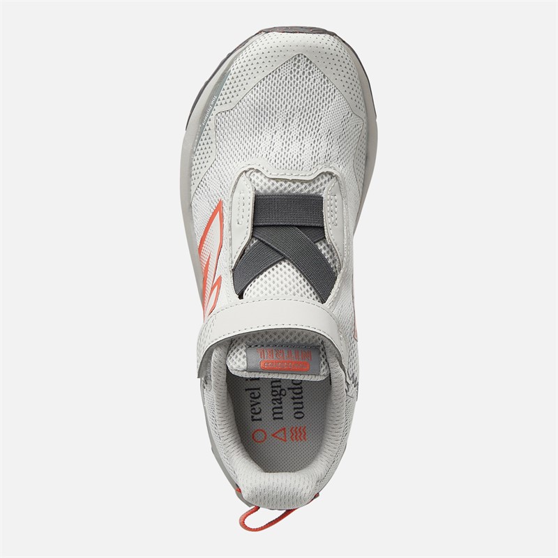 New Balance Kids Dynasoft Nitrel V6 Bungee Lace Running Shoes Grey Matter/Slate Grey/Flare