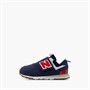 New Balance Infant 574 New-B Hook And Loop Trainers Nb Navy/Team Red