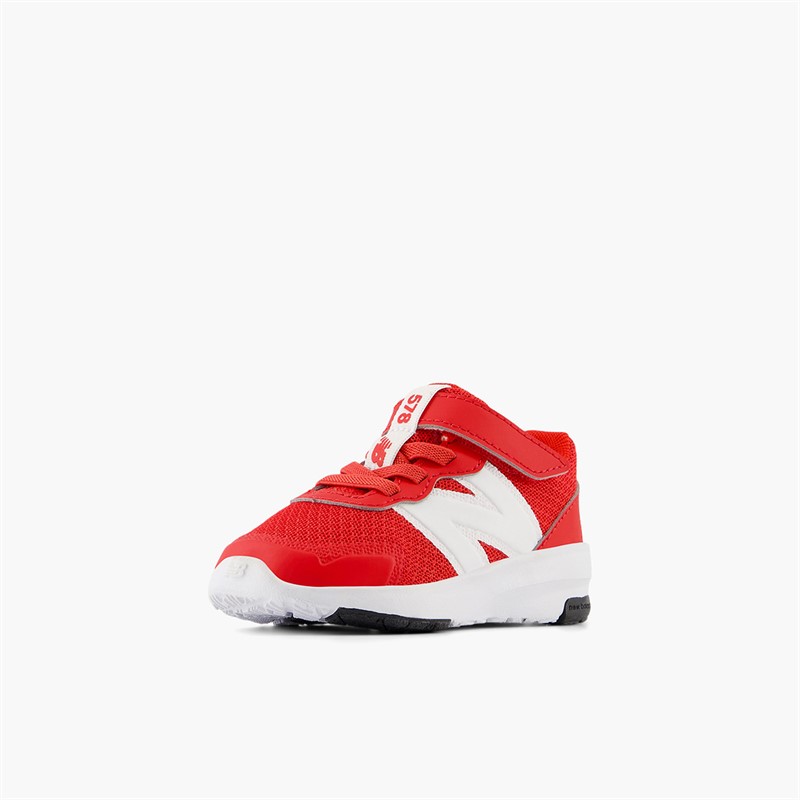 New Balance Infant 578 Hook And Loop Neutral Running Shoes True Red/White