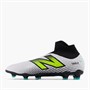 New Balance Mens Tekela Magia V4+ Laceless FG Firm Ground Football Boots White/Hi-Lite/Black
