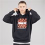 New Balance Mens London Edition Graphic Running Hoodie Black