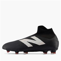 New Balance Mens Tekela Magia V4+ Laceless FG Firm Ground Football Boots Black/White/True Red