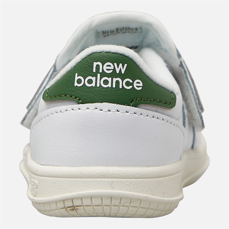 New Balance Infant T500 Trainers Dark Alpine Green/White
