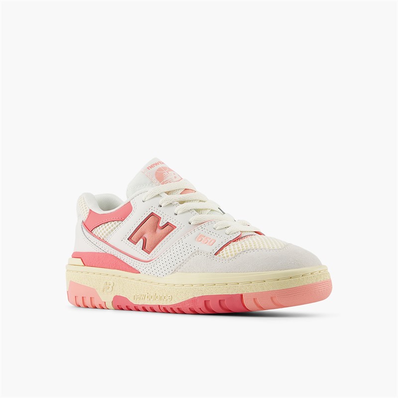 New Balance Junior Girls 550 Trainers Desert Pink
