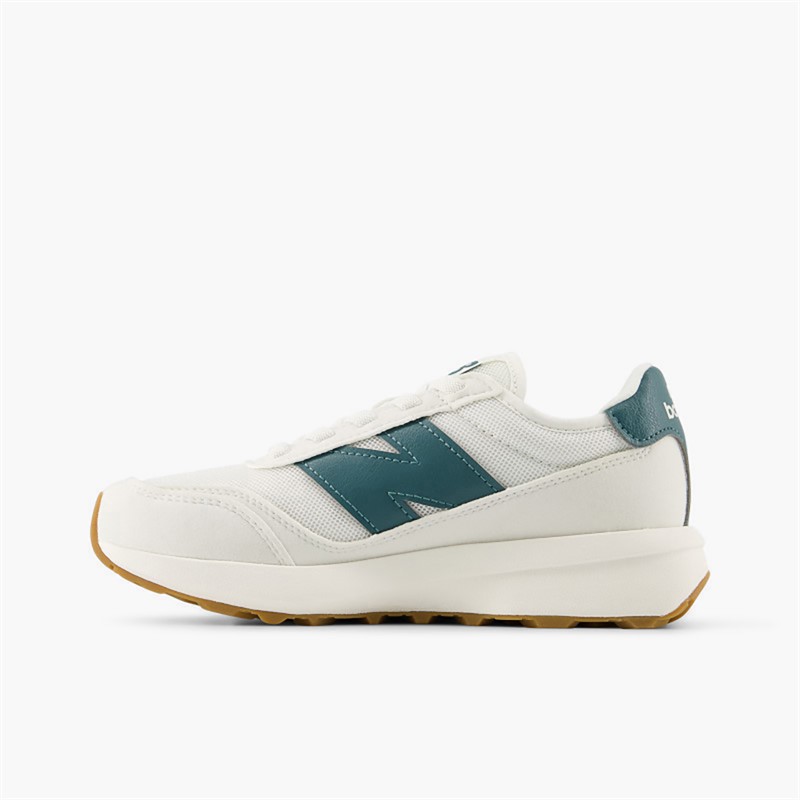 New Balance Kids 370 Bungee Lace Trainers Reflection/Sea Salt