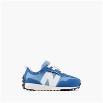 New Balance Infant 327 New-B Hook And Loop Trainers Sea Salt/Blue Agate