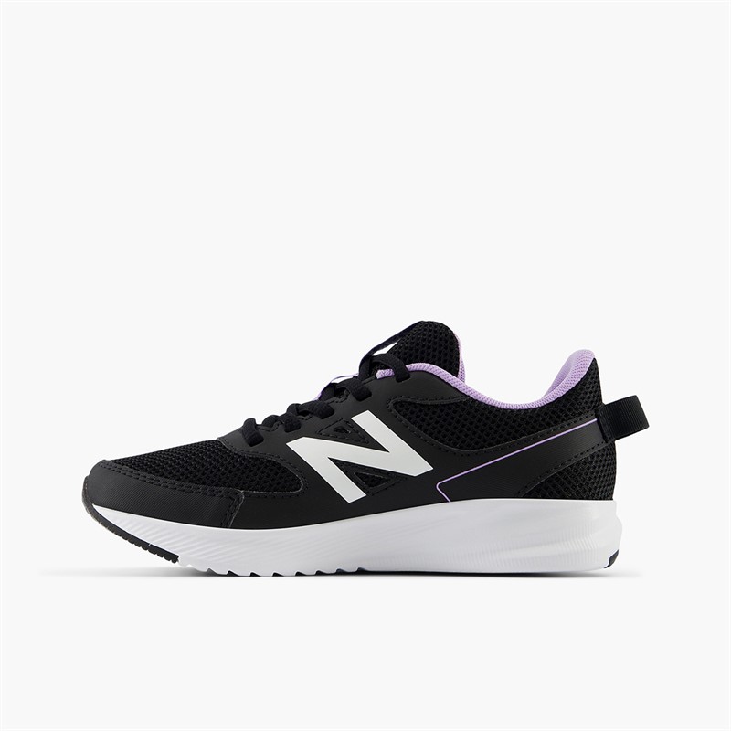 New Balance Junior 570 V3 Neutral Running Shoes Black/White