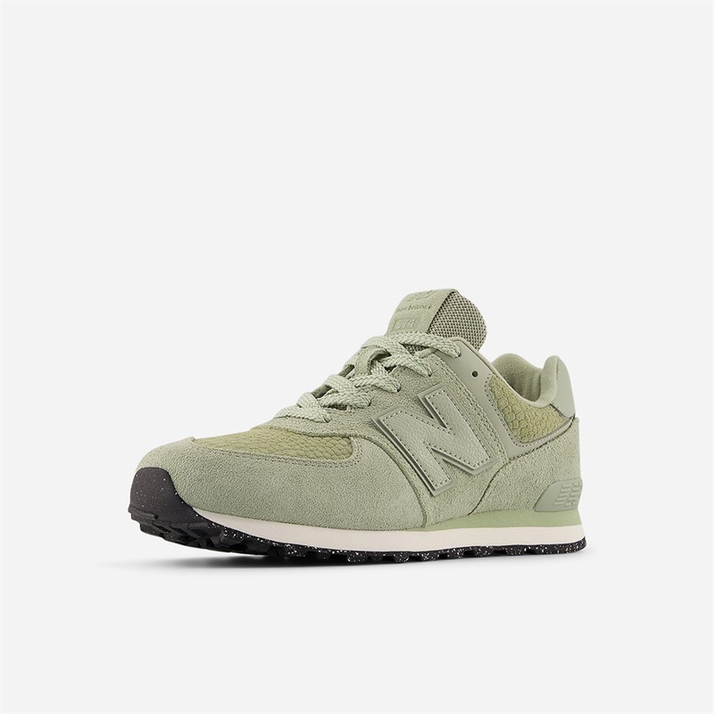 New Balance Junior 574 Trainers Green
