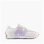 New Balance Junior 327 Trainers White Violet