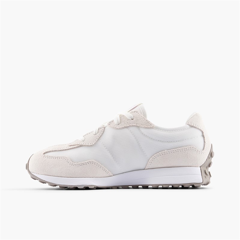 New Balance Junior 327 Trainers White Violet