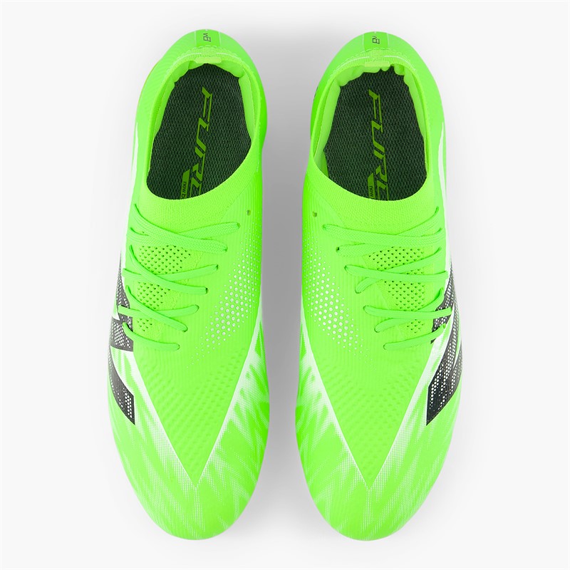 New Balance Mens Furon Elite V8 MG Multi Ground Football Boots Pixel Green/Black/Silver
