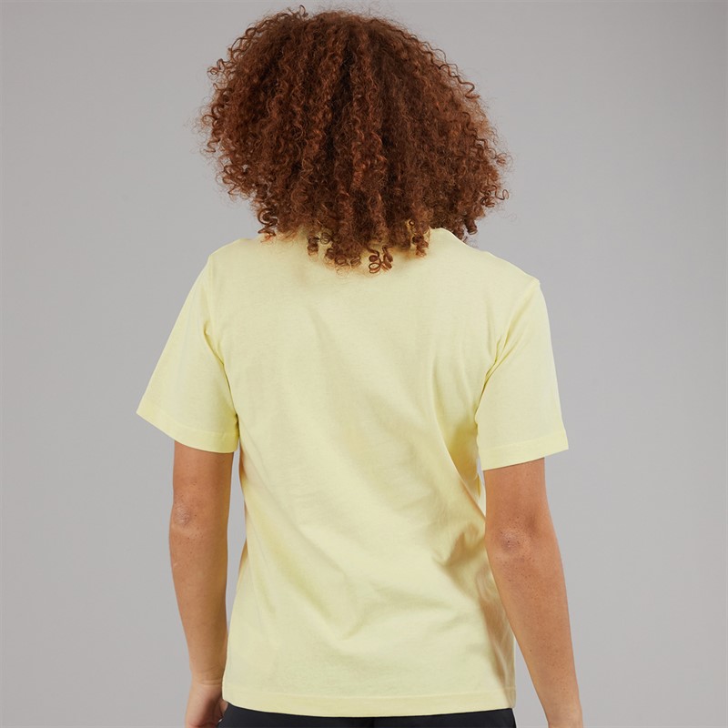 New Balance Womens Athletics Jersey T-Shirt Limelight