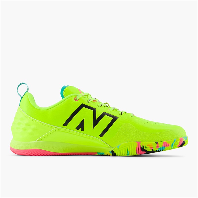 New Balance Mens Audazo Pro V6 IN Indoor Football Boots Hi-Lite/Light Cyclone/Black