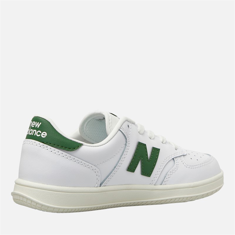 New Balance Kids T500 Trainers Dark Alpine Green/White