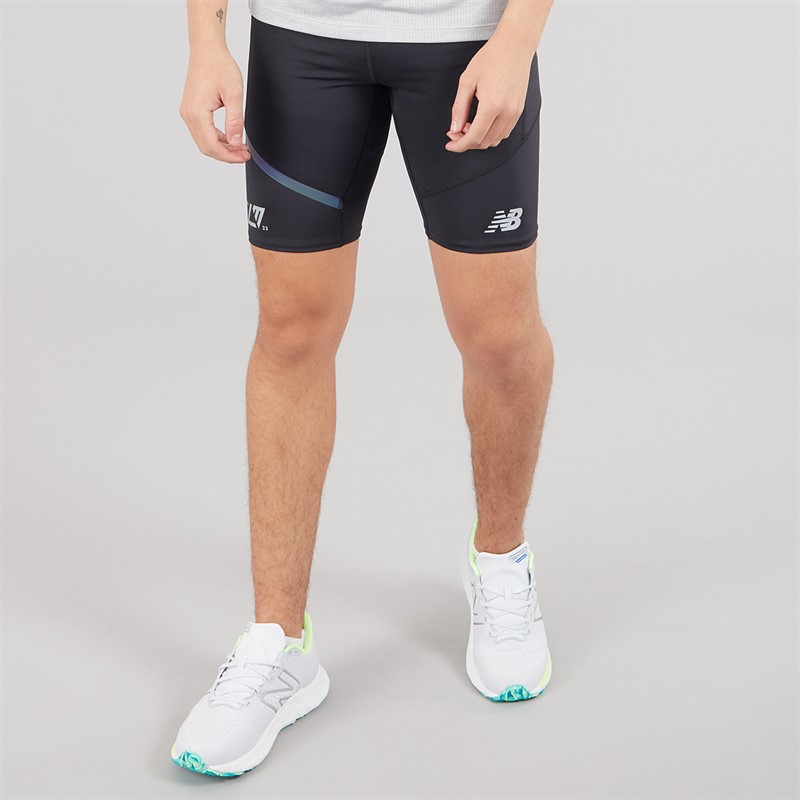 New Balance Mens London Edition Q Speed Inch Running Shorts Black
