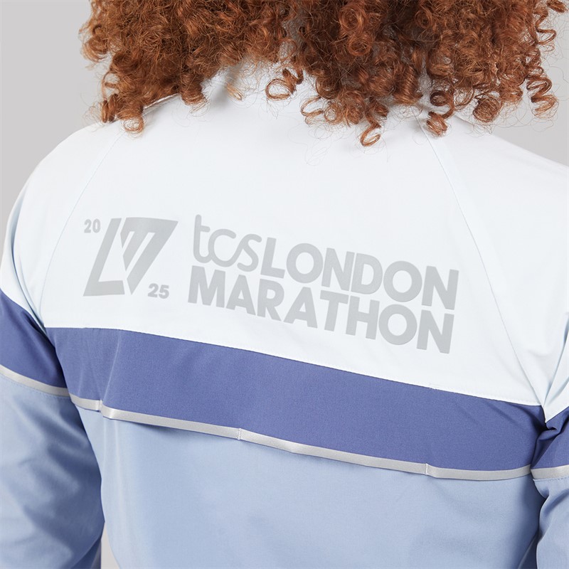 New Balance Womens London Edition Marathon Running Jacket Grey