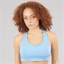 New Balance Womens NB Fuel Medium Impact Sports Bra Blue