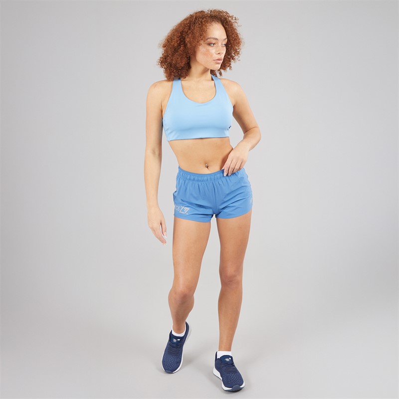 New Balance Womens NB Fuel Medium Impact Sports Bra Blue