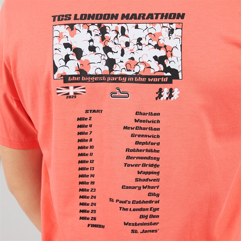 New Balance Mens London Edition Union Jack Graphic Running T-Shirt Red Black