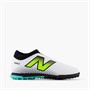 New Balance Junior Tekela V4+ Magique TF Astro Football Boots White/Pink/Lime