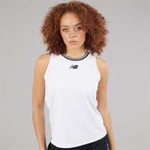 New Balance Womens Tournament Tennis Tank Top White