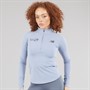 New Balance Womens London Edition NB Harmony 1/2 Zip Running Top Grey