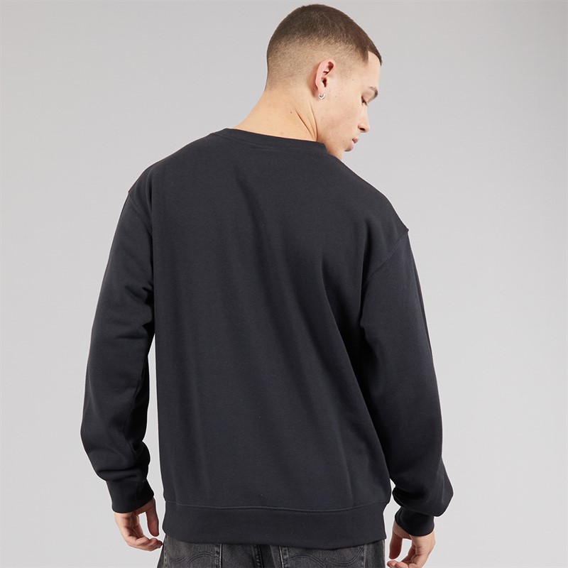 New Balance Mens London Edition Graphic Running Sweatshirt Black