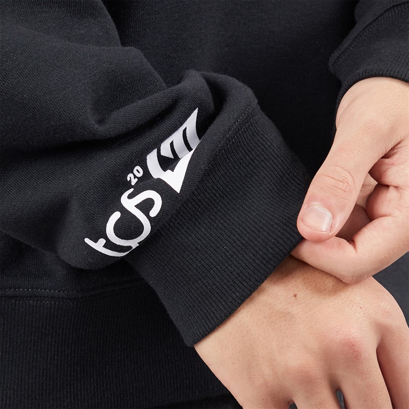 New Balance Mens London Edition Graphic Running Sweatshirt Black