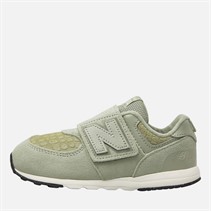 New Balance Infant Girls 574 New-B Hook And Loop Trainers Green