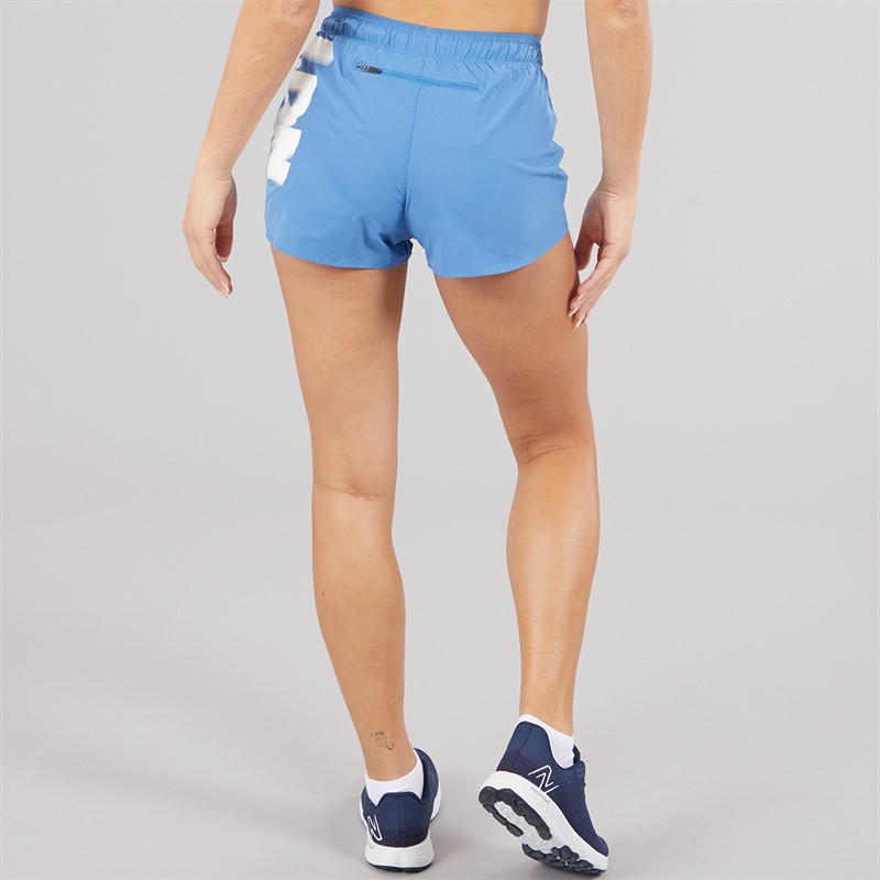 New Balance Womens London Edition RC 3 Inch Running Shorts Sea Salt