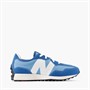 New Balance Junior 327 Trainers Light Chrome Blue/White