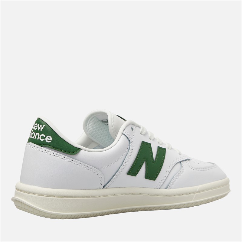 New Balance Junior T500 Trainers Dark Alpine Green/White