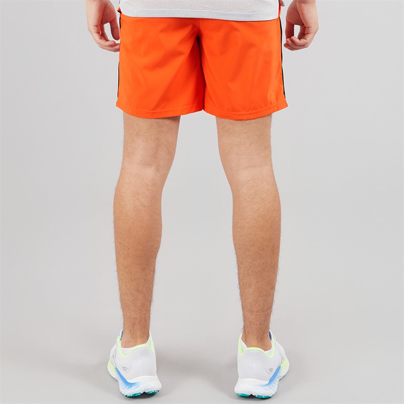 New Balance Mens Core Run 7 Inch Running Shorts Team Orange