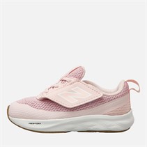 New Balance Infant Girls Fresh Foam 625 New-B Hook And Loop Neutral Running Shoes Pink/White