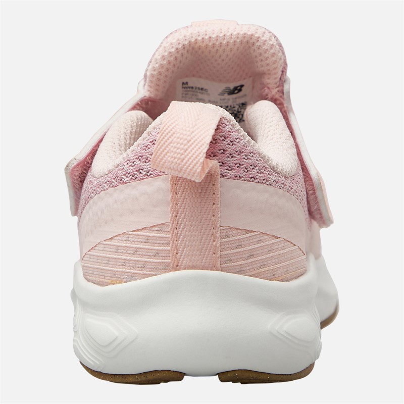 New Balance Infant Girls Fresh Foam 625 New-B Hook And Loop Neutral Running Shoes Pink/White