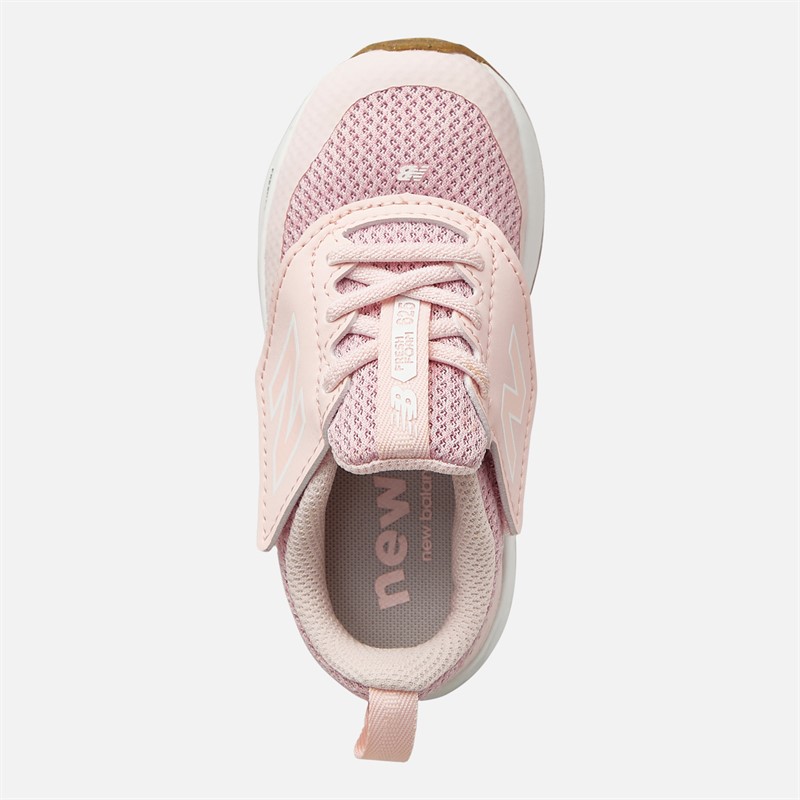 New Balance Infant Girls Fresh Foam 625 New-B Hook And Loop Neutral Running Shoes Pink/White