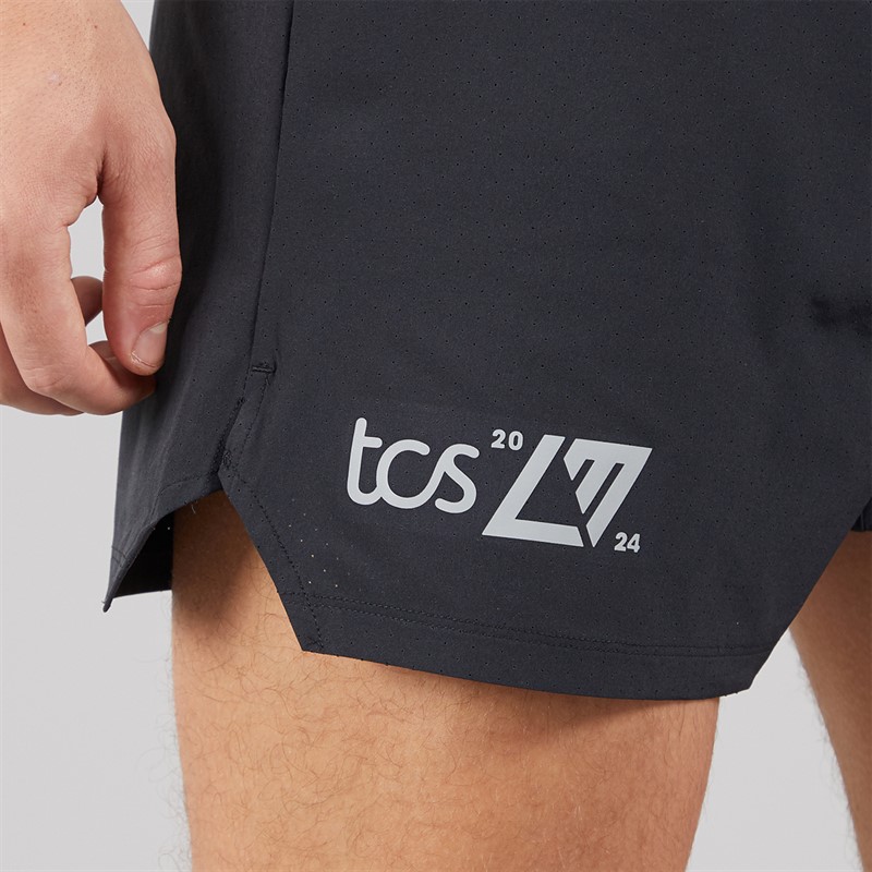 New Balance Mens London Edition RC 5 Inch Running Shorts Black