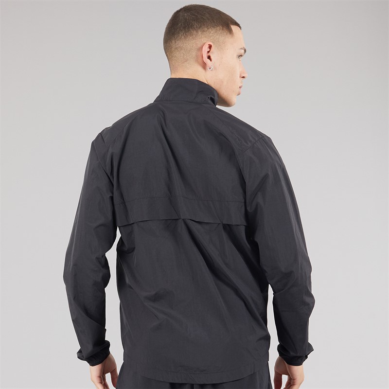 New Balance Mens London Edition Athletics Packable Running Jacket Black